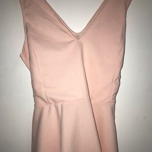 Soft blush pink women’s blouse